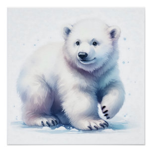 Polar Bear Cool Calm & Unaufhaltsam Poster