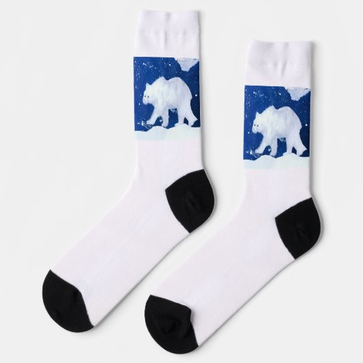 Polar Bear Crew Socken (Linkes Detail)