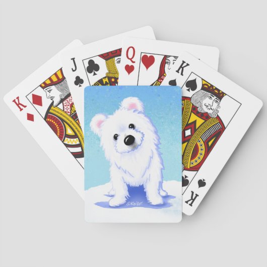 Polar Bear Cub Classic Playing Cards Spielkarten (Rückseite)