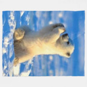 POLAR BEAR CUB FLEECEDECKE (Vorderseite (Horizontal))