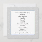 Polar Bear Cub Heart Paws Einladung (Rückseite)