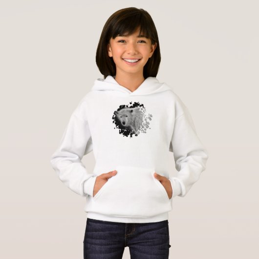 Polar Bear Cub Hoodie (Vorne ganz)