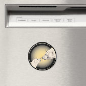 Polar Bear & Cub Kühlschrank Magent Wildlife Magnet (In Situ (Geschirrspüler))