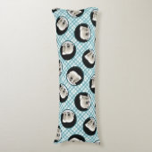 Polar Bear Cub Malerei Original Wildlife Art Seitenschläferkissen (Vorderseite Vertikal)