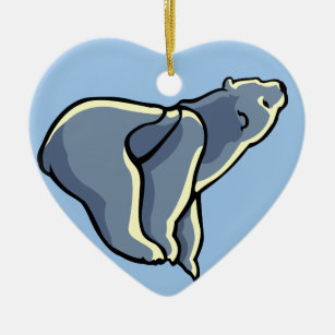 Polar Bear Cub Ornament Personalisiert Bären Kunst