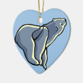 Polar Bear Cub Ornament Personalisiert Bären Kunst (Links)