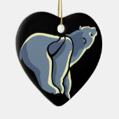 Polar Bear Cub Ornament Personalisiert Bären Kunst (Rechts)