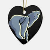 Polar Bear Cub Ornament Personalisiert Bären Kunst (Links)