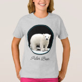 Polar Bear Cub Painting - Oiginal Wildlife Art T-S T-Shirt (Vorderseite)