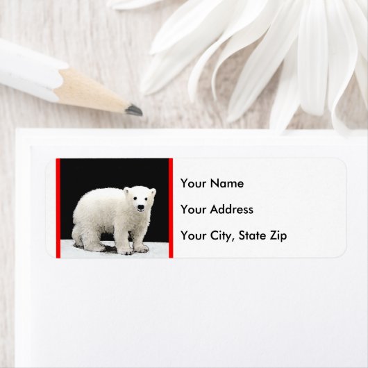 Polar Bear Cub Painting - Original Wildlife Art (Insitu)