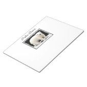 Polar Bear Cub Painting - Ursprüngliche Kunst, Dic Notizblock (angewinkelt)