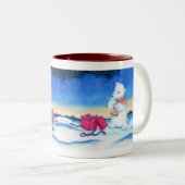 Polar Bear Cub Stuffed Bunny Tasse (VorderseiteRechts)