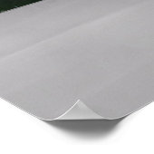 Polar Bear, cub und Northern Lights aurora Poster (Ecke)