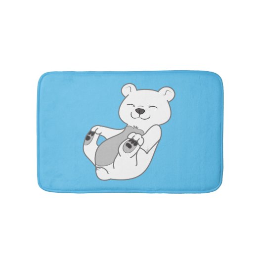 Polar Bear Cube Badematte (Vorderseite)