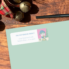 Polar Bear Cube Eating Christmas Cookie