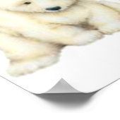 Polar Bear Cubs Poster (Ecke)