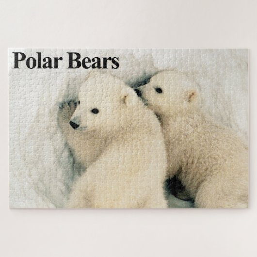 Polar Bear Cubs Puzzle (Horizontal)