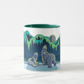 Polar Bear Cup Tribal Bear Art Tasse Cups Bärenges (Zentrum)