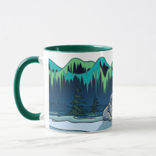 Polar Bear Cup Tribal Bear Art Tasse Cups Bärenges
