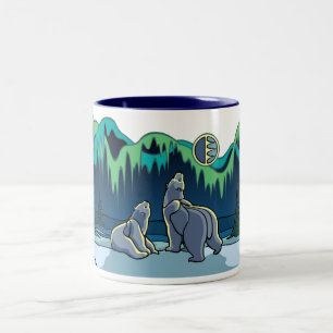 Polar Bear Cup Tribal Bear Art Tasse Cups Bärenges