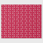 Polar Bear Cupids Wrapping Paper Geschenkpapier (Flach)