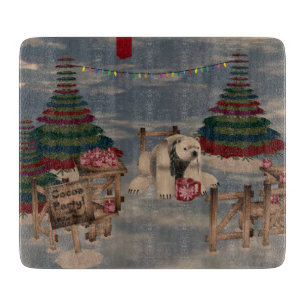 Polar Bear Cutting Board Schneidebrett