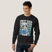 Polar Bear Dad Parent Best Papa Bear Fathers Day A Sweatshirt (Vorne ganz)