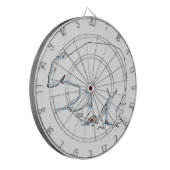 Polar Bear Dartboard Dartscheibe (Vorderseite Links)