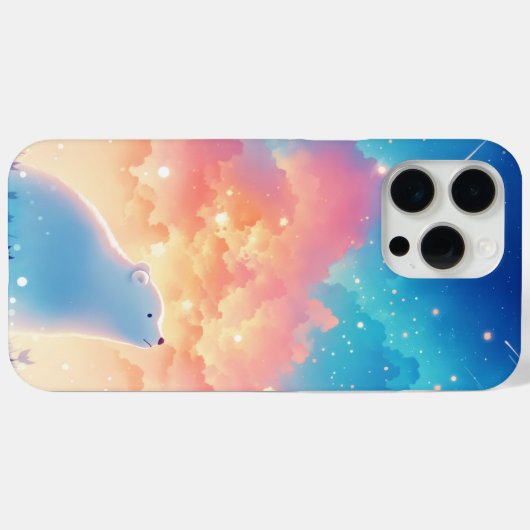 Polar Bear Daydreaming Case-Mate iPhone Hülle (Rückseite (Horizontal))