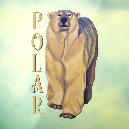 Polar Bear Decal Personalisiert Bear Art Fensteraufkleber