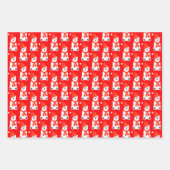 Polar Bear Designed Geschenkpapier Set (Vorderseite)