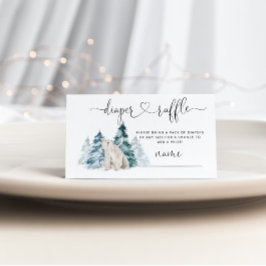 Polar bear Diaper Gewinnspiel Begleitkarte