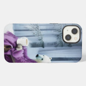 Polar Bear Drink Coffee iPhone Hülle (Rückseite (Horizontal))