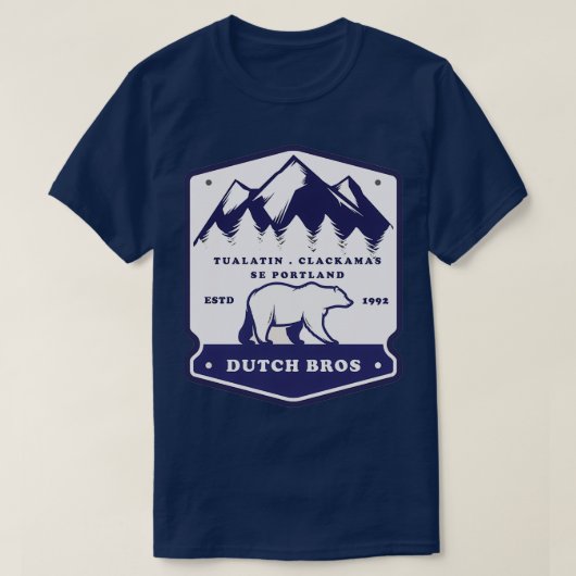 Polar Bear Dutch Bros T-Shirt (Design vorne)
