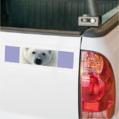 Polar Bear Face Autoaufkleber (Auf Lkw)