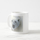 Polar Bear Face Kaffeetasse (Vorderseite Links)