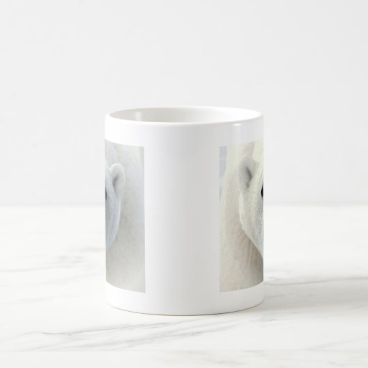 Polar Bear Face Kaffeetasse (Mittel)