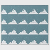 Polar Bear Family Geschenkpapier (Flach)