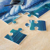 Polar Bear Family Snowy Scene Painting Puzzle (Seite)