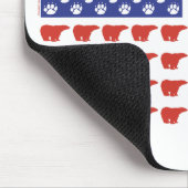 Polar-Bear-Flag[1] Mousepad (Ecke)