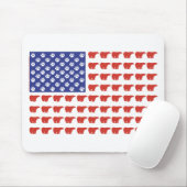 Polar-Bear-Flag[1] Mousepad (Mit Mouse)