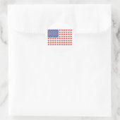 Polar-Bear-Flag[1] Runder Aufkleber (Tasche)