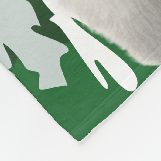 Polar Bear Fleecedecke (Ecke)