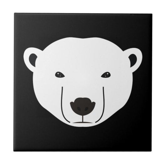 Polar Bear Fliese (Vorderseite)