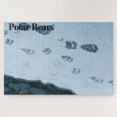 Polar Bear Foot Prints Jigsaw Puzzle (Horizontal)