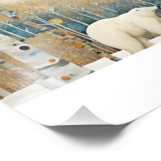 Polar Bear Fotodruck (Ecke)