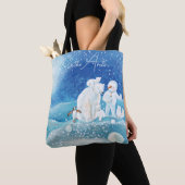 Polar Bear, Fox, Pinguin & Snowman Rettete die Ark Tasche (Von Nahem)