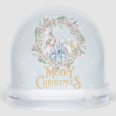 Polar Bear Frohe Weihnachten Schneekugeln (Rückseite)