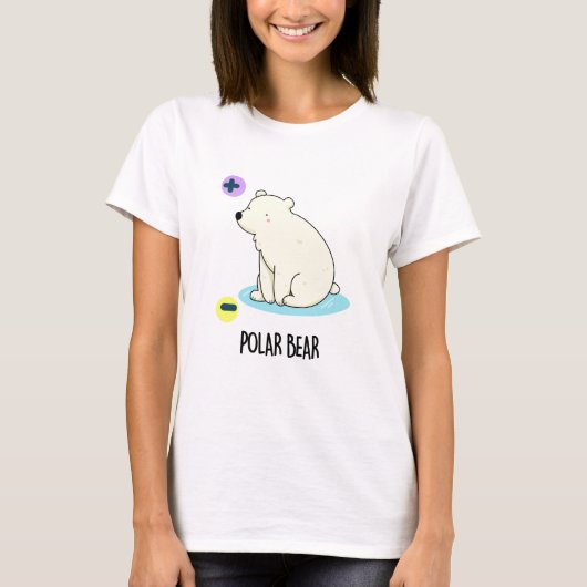 Polar Bear Funny Science Pub T-Shirt (Vorderseite)