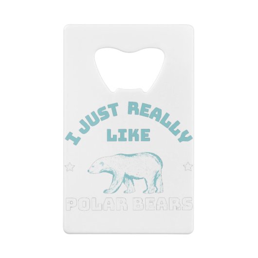Polar Bear Geldbeutel Flaschenöffner (Rückseite)